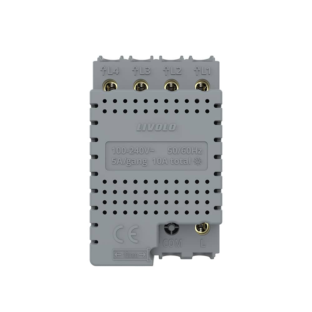 Modul intrerupator cvadruplu cu touch Livolo standard Italian, Serie noua — imaginea 4