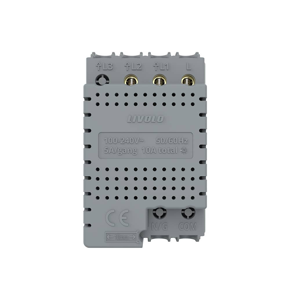 Modul intrerupator dublu cu touch Livolo standard Italian, Serie noua — imaginea 4