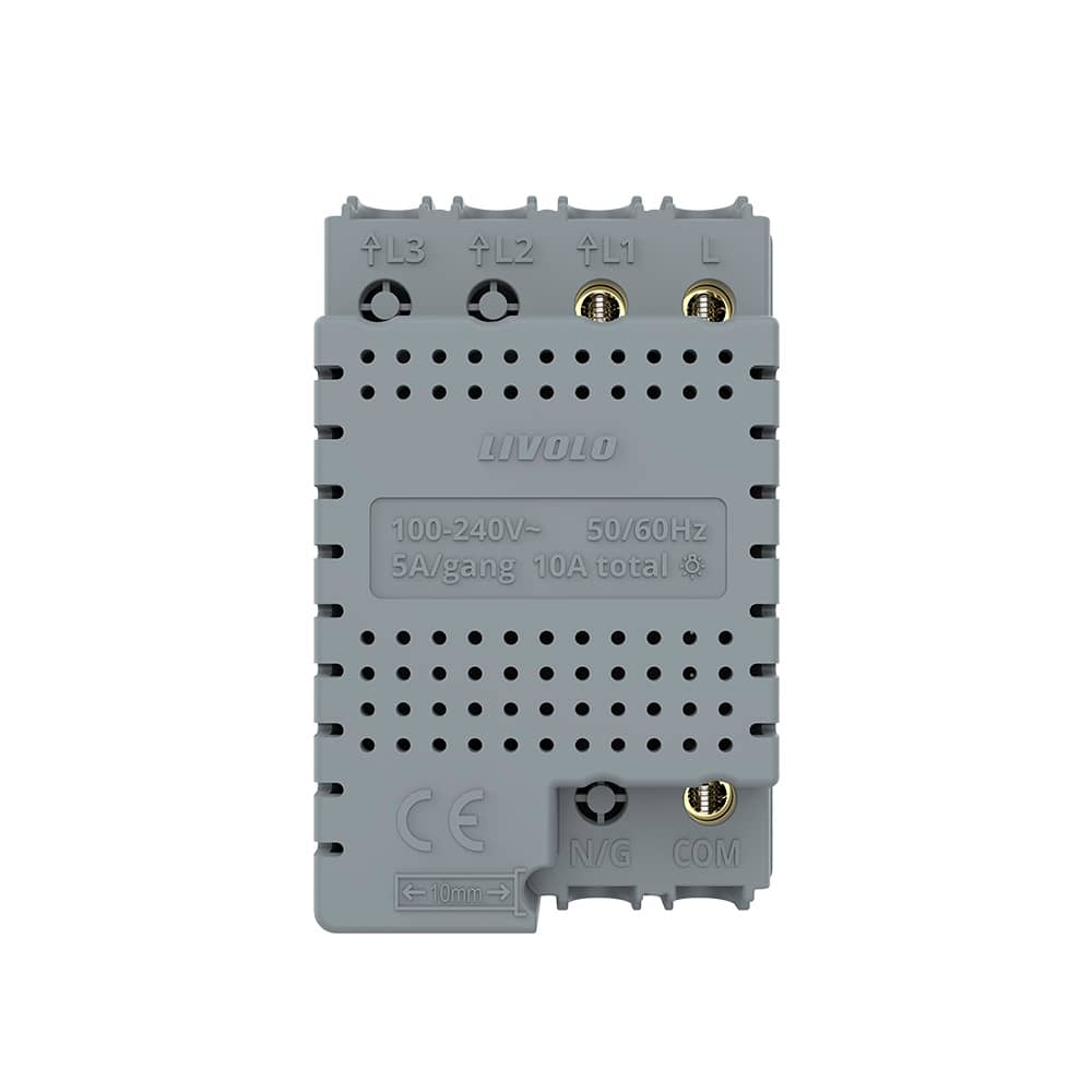 Modul intrerupator simplu cap scara / cruce cu touch Livolo, protocol ZigBee, standard Italian — imaginea 4