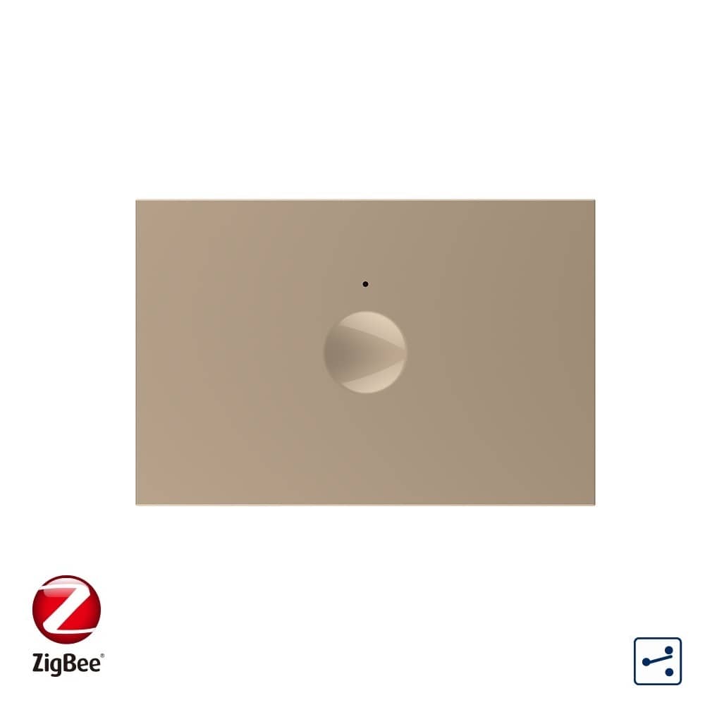 Modul intrerupator simplu cap scara / cruce cu touch Livolo, standard Italian, protocol ZigBee, Serie noua — imaginea 1