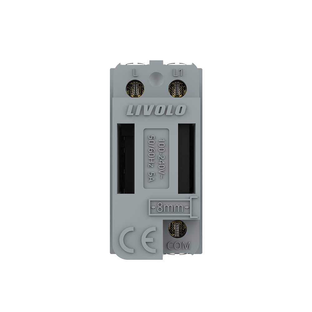 Modul Intrerupator Simplu Cap Scara / Cruce cu Touch LIVOLO 1M standard Italian, Protocol ZigBee EC — imaginea 4