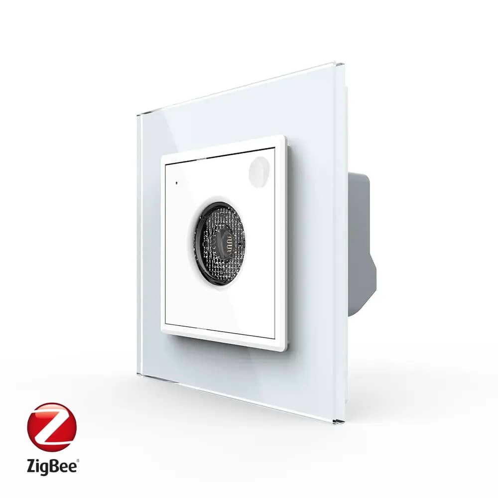Senzor Control Sunet si Lumini Livolo cu Rama din Sticla, Protocol Zigbee — imaginea 1