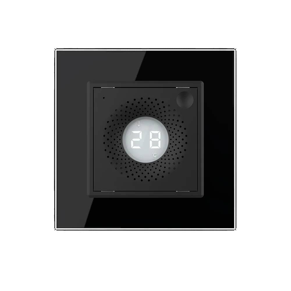 Senzor de Temperatura si Umiditate Livolo cu Rama din Sticla, Protocol Zigbee — imaginea 2