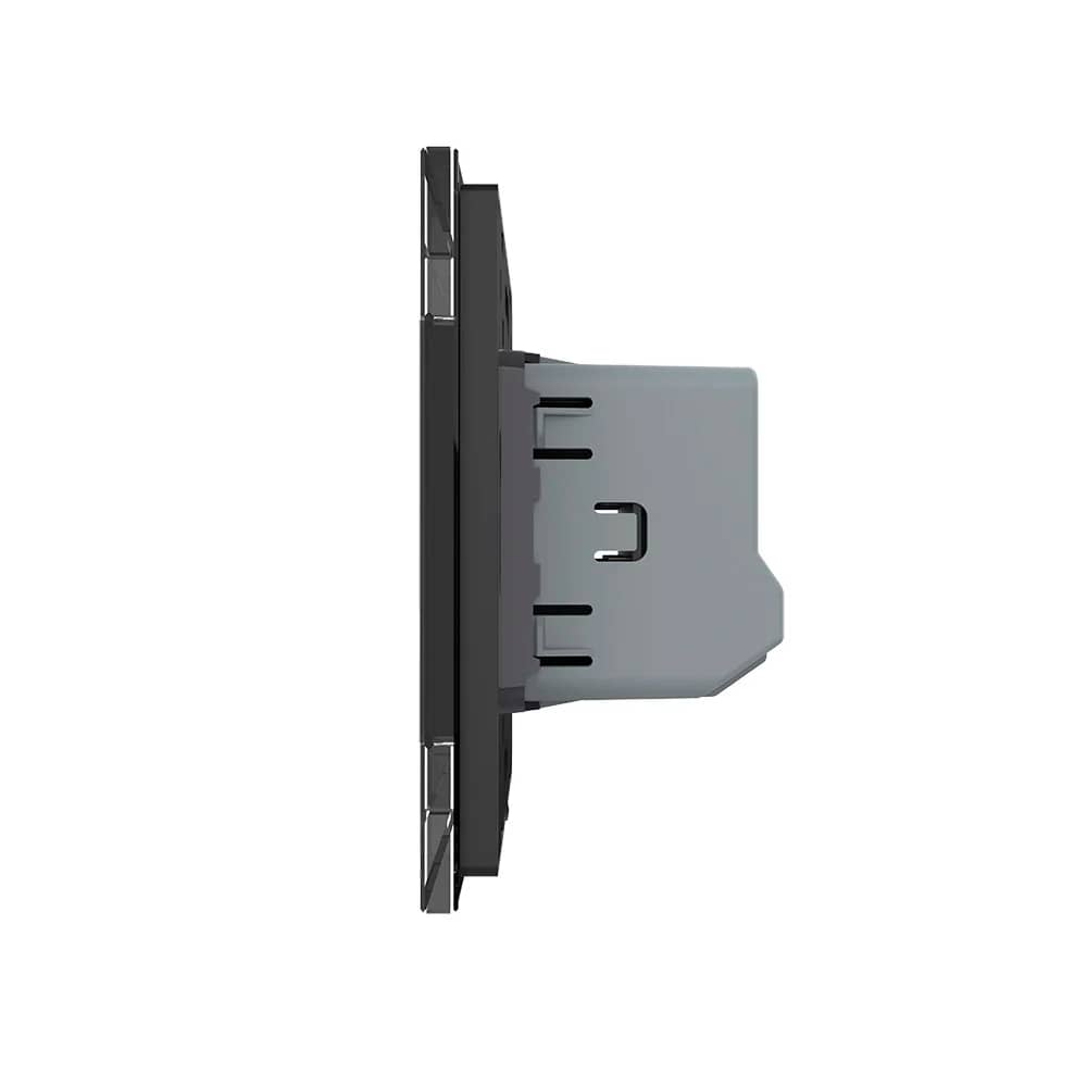 Senzor de Temperatura si Umiditate Livolo cu Rama din Sticla, Protocol Zigbee — imaginea 3