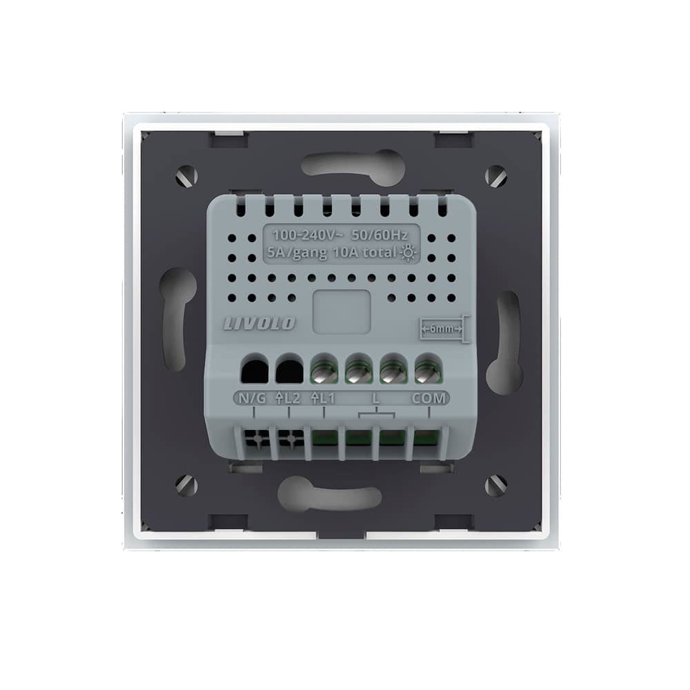 Intrerupator Simplu Cap Scara / Cruce LIVOLO cu Touch - Serie Noua — imaginea 4