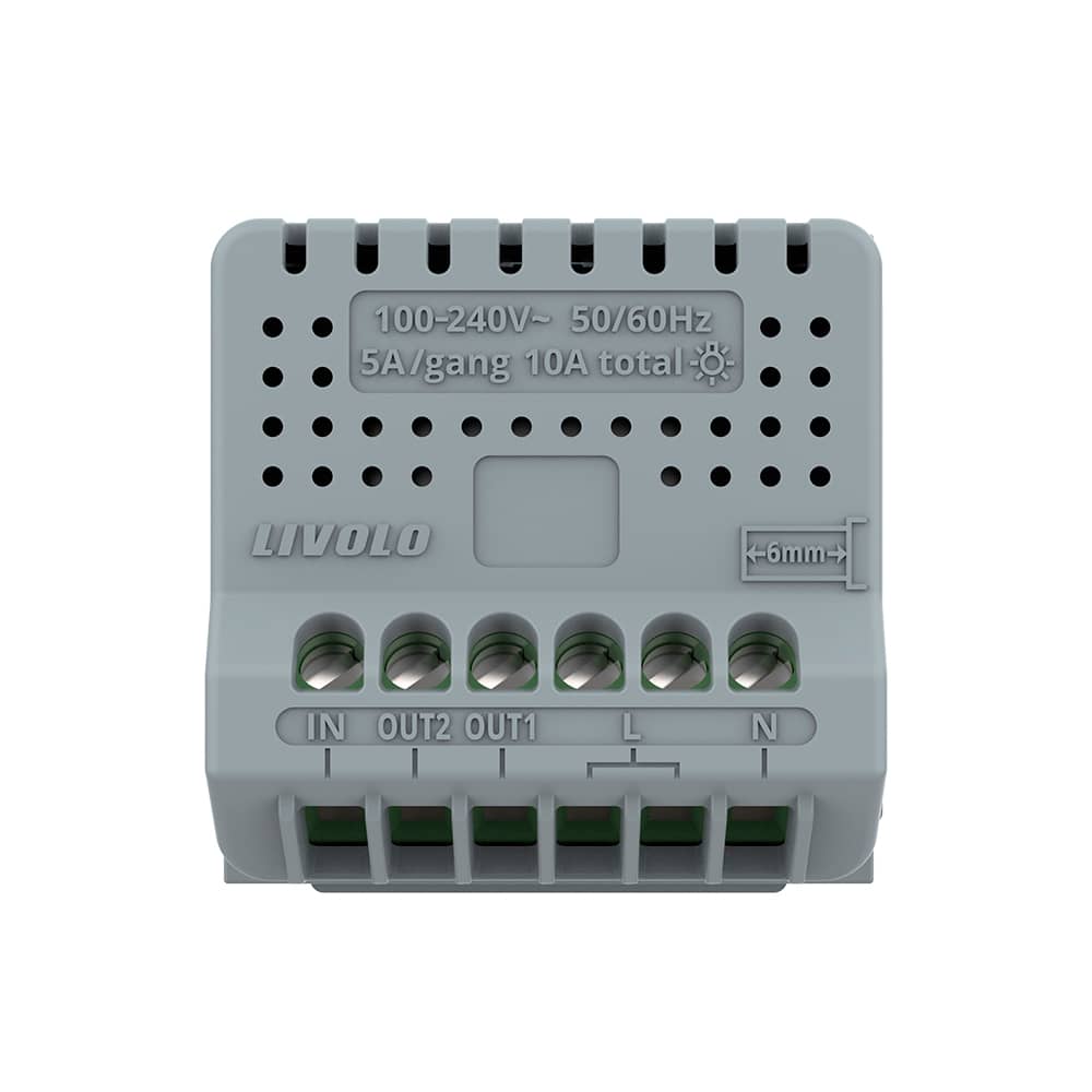 Modul Intrerupator Simplu cu Reset si Contact Uscat Livolo, ZigBee - Serie Noua — imaginea 4