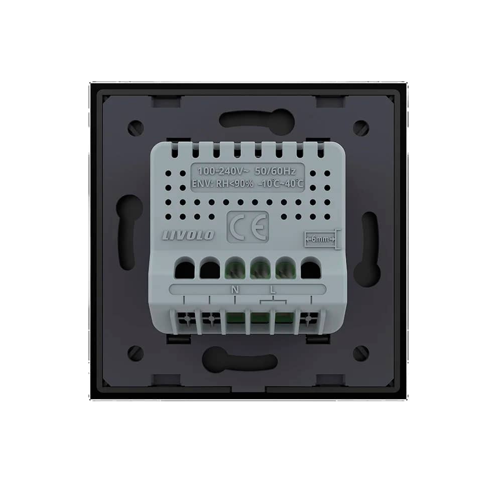 Senzor de Temperatura si Umiditate Livolo cu Rama din Sticla, Protocol Zigbee — imaginea 4