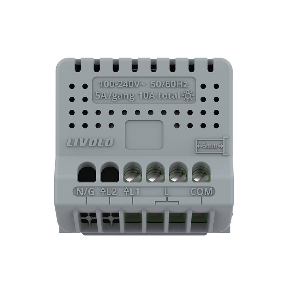 Modul Intrerupator Simplu Cap Scara / Cruce cu Touch LIVOLO - Serie Noua — imaginea 4