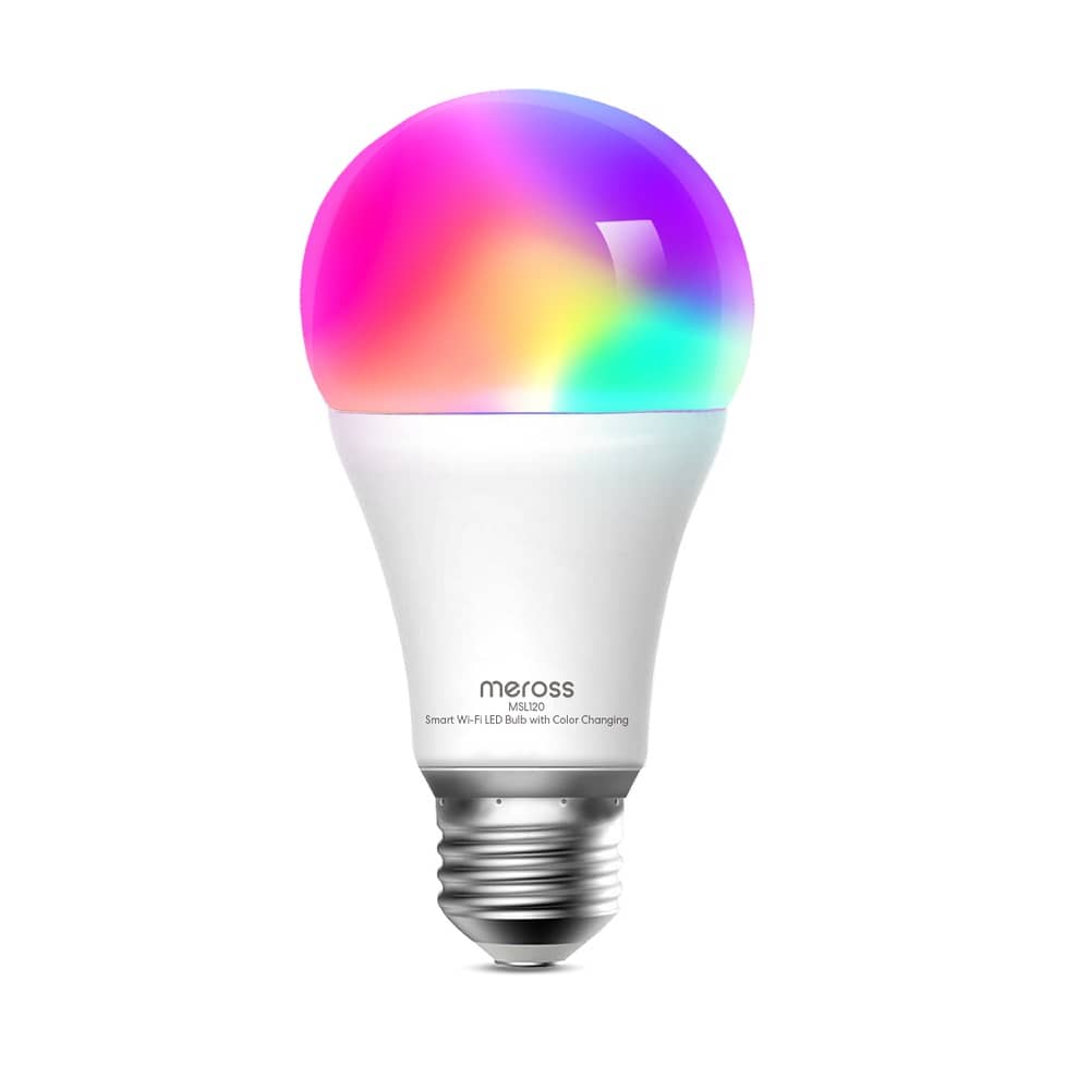 Bec inteligent Meross MSL120, Iluminare RBG, 810 Lumeni — imaginea 1