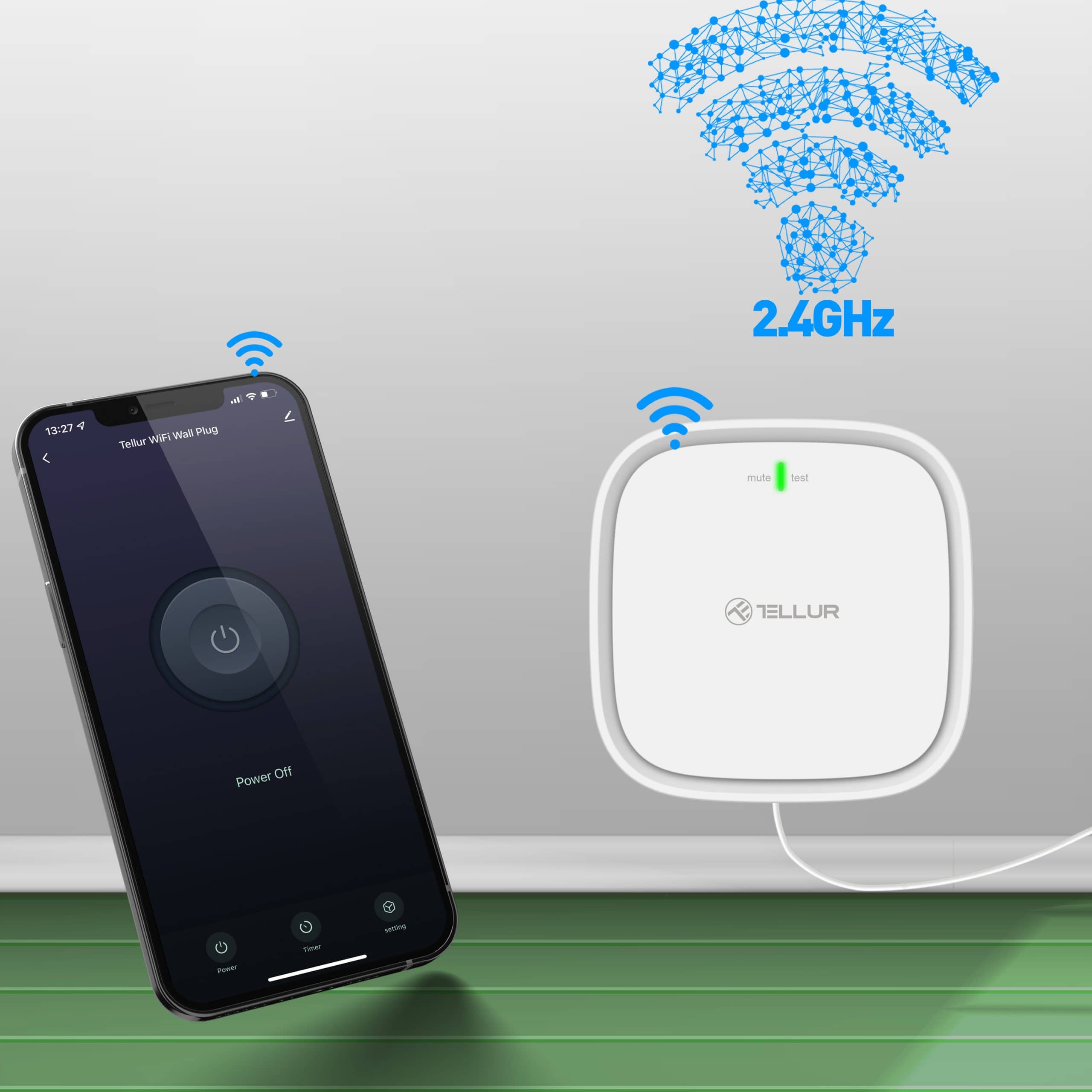 Senzor de gaz Tellur, Conexiune Wi-Fi, 2.4 GHz, Alarma, Notificari — imaginea 6