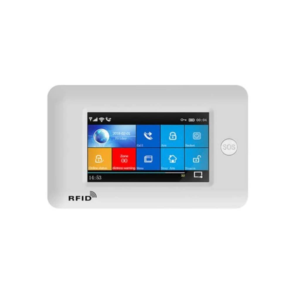 Kit sistem de securitate cu alarma PGST PG-106, Conexiune Wi-Fi & GSM, Control vocal, Display 4.3 inch — imaginea 2