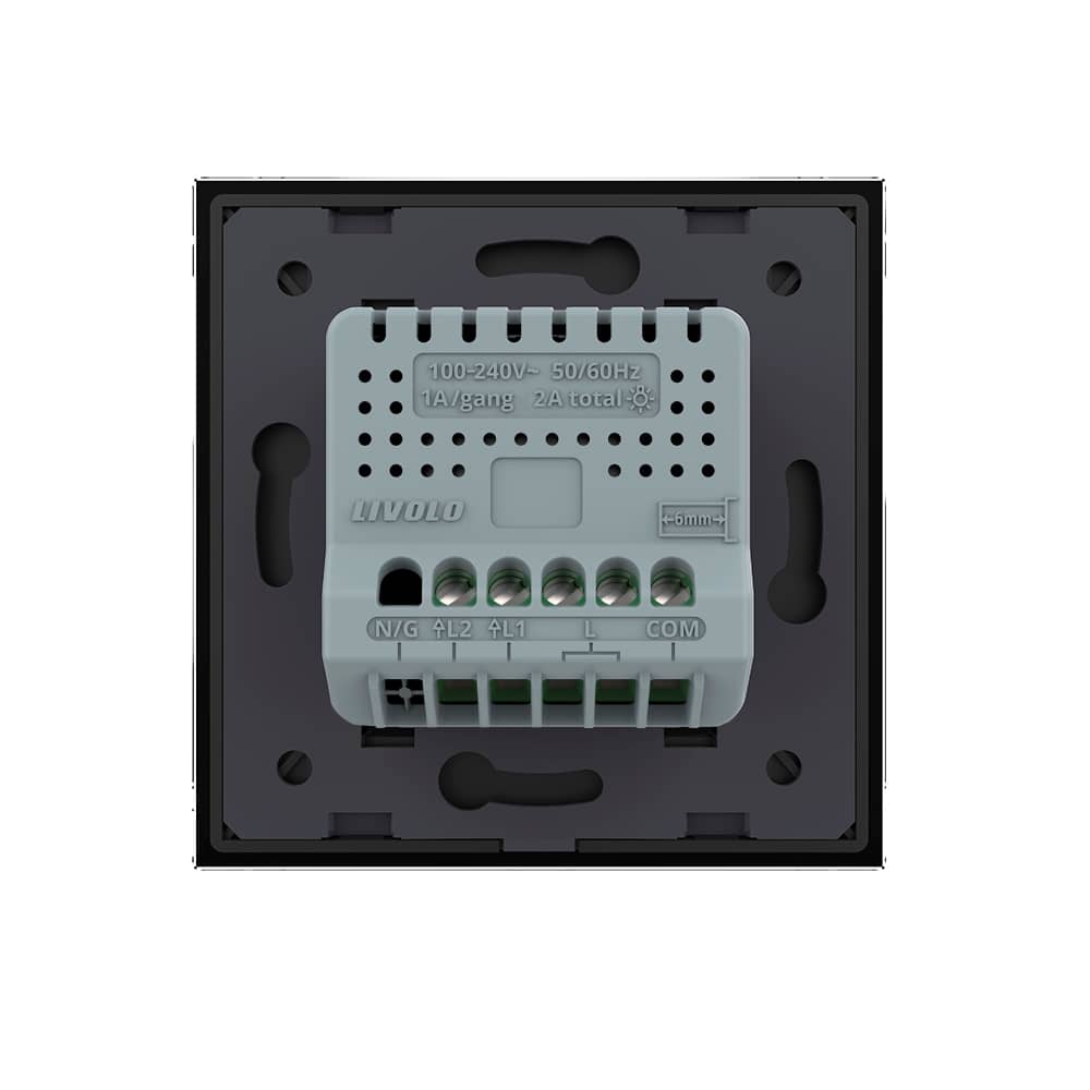 Intrerupator Dublu Cap Scara / Cruce cu Variator si Touch LIVOLO - Serie Noua — imaginea 4