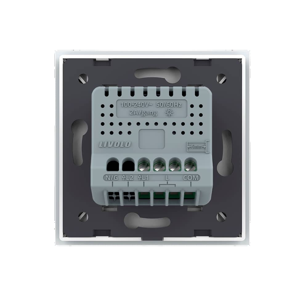 Intrerupator Simplu Cap Scara / Cruce cu Variator si Touch LIVOLO - Serie Noua — imaginea 4