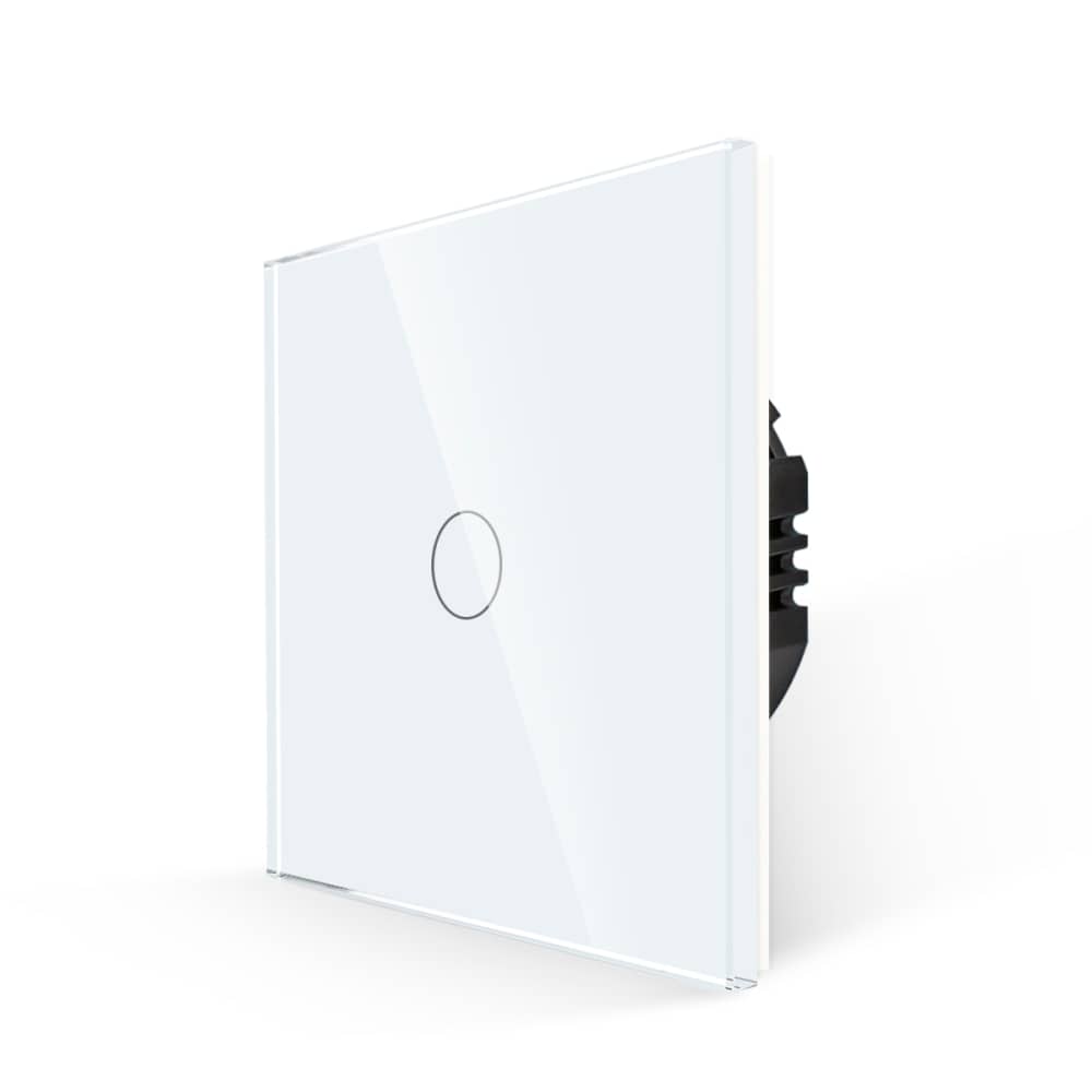 Intrerupator Simplu cu Touch din Sticla LUXION, 500W — imaginea 1