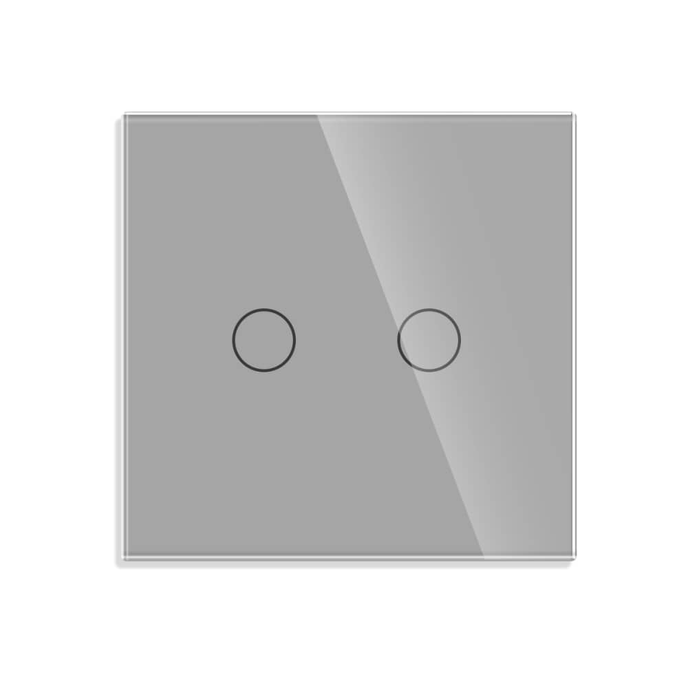 Intrerupator Dublu Wi-Fi cu Touch din Sticla LUXION — imaginea 2