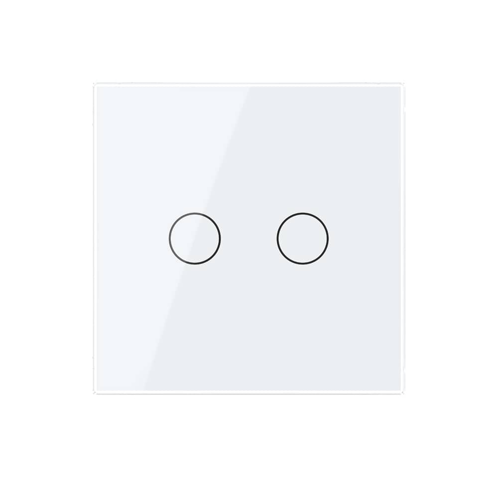 Intrerupator Dublu Wi-Fi cu Touch LIVOLO din Sticla - Serie Noua — imaginea 2