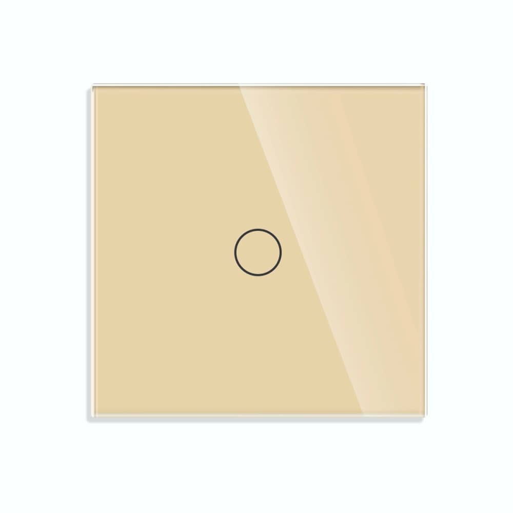 Intrerupator Simplu cu Touch din Sticla LUXION, 500W — imaginea 2