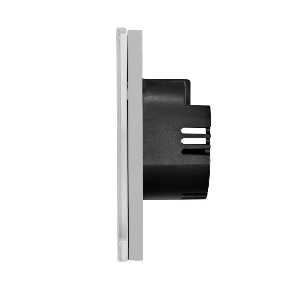 Intrerupator Dublu cu Touch din Sticla LUXION, 500W — imaginea 3