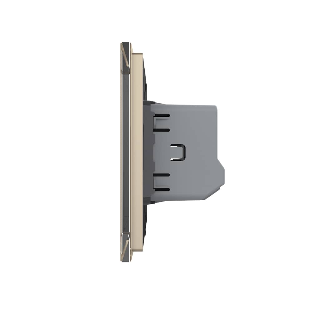 Intrerupator Dublu Wi-Fi cu Touch LIVOLO din Sticla - Serie Noua — imaginea 3