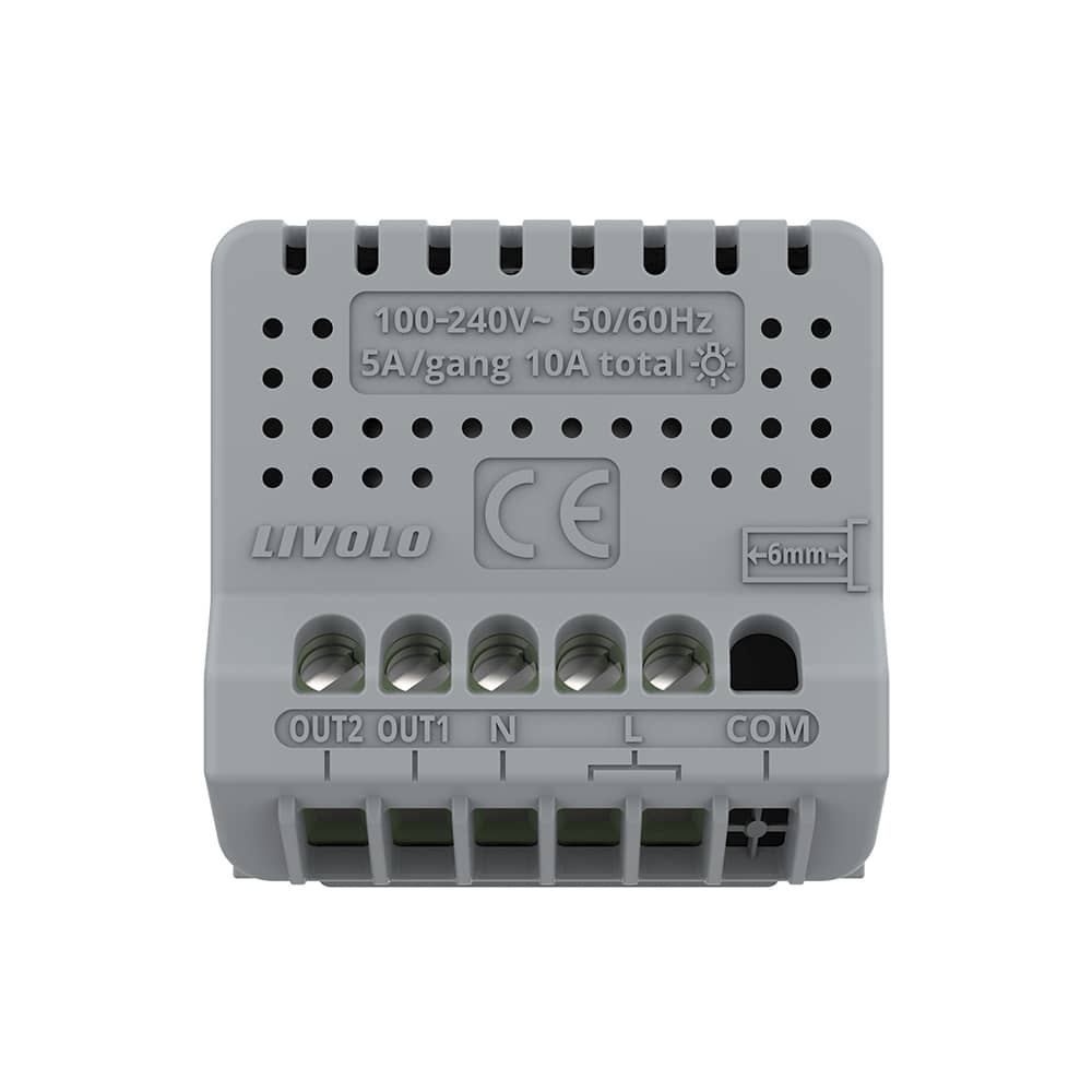Modul Intrerupator Dublu Wi-Fi cu Touch LIVOLO – Serie Noua — imaginea 4