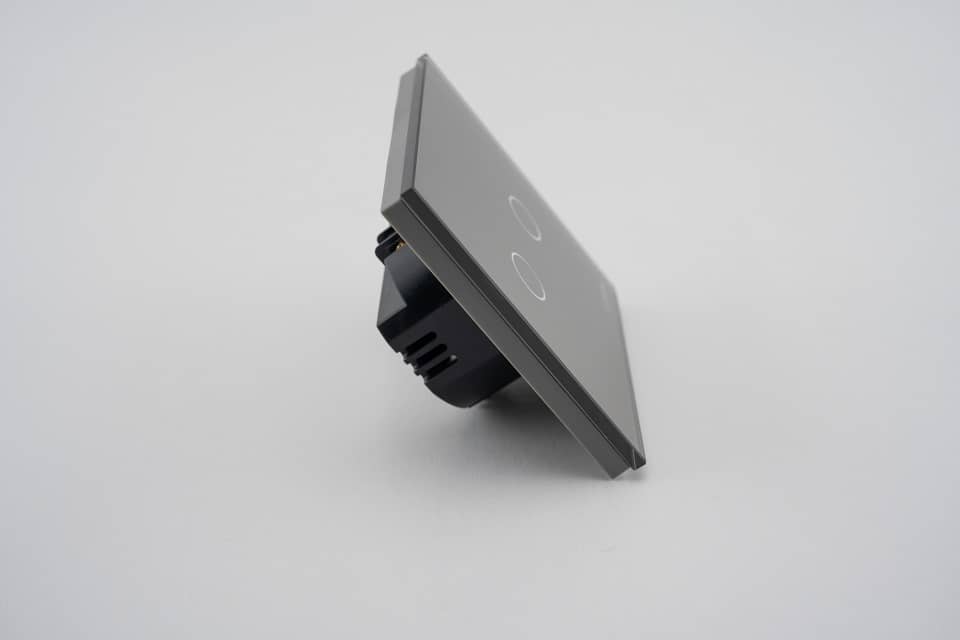 Intrerupator Dublu cu Touch din Sticla LUXION, 500W — imaginea 6