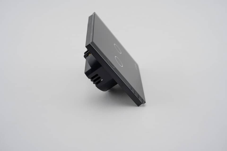 Intrerupator Dublu cu Touch din Sticla LUXION, 500W — imaginea 6
