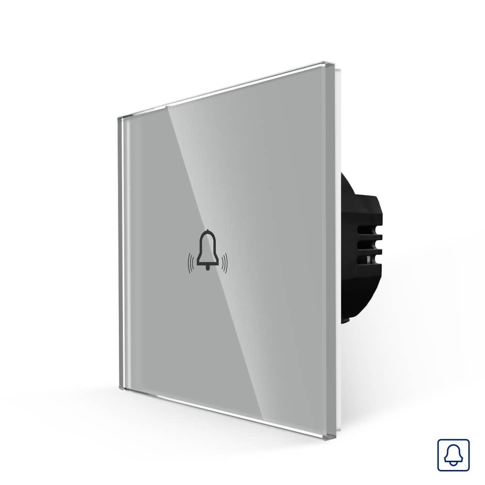 Buton Sonerie cu Touch, cu Revenire, din Sticla LUXION — imaginea 1