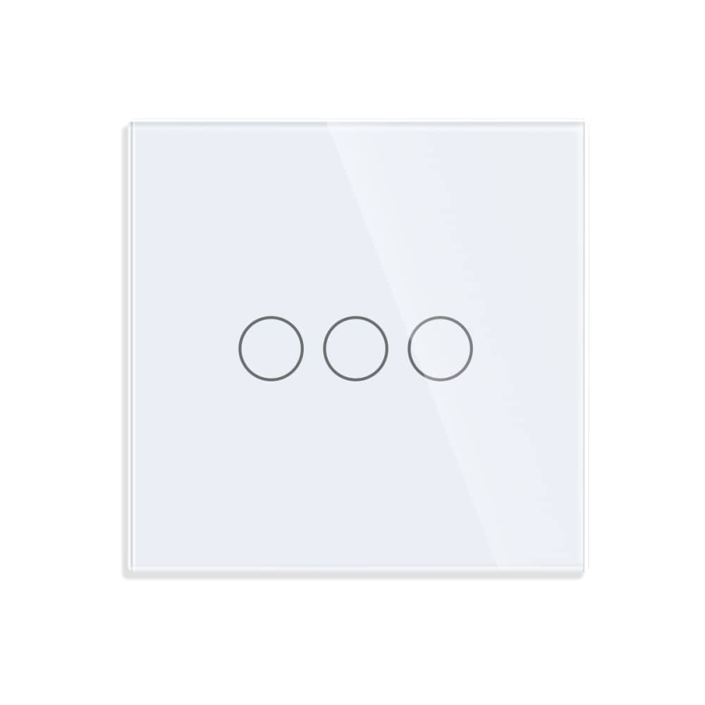 Intrerupator Triplu cu Touch din Sticla LUXION — imaginea 2