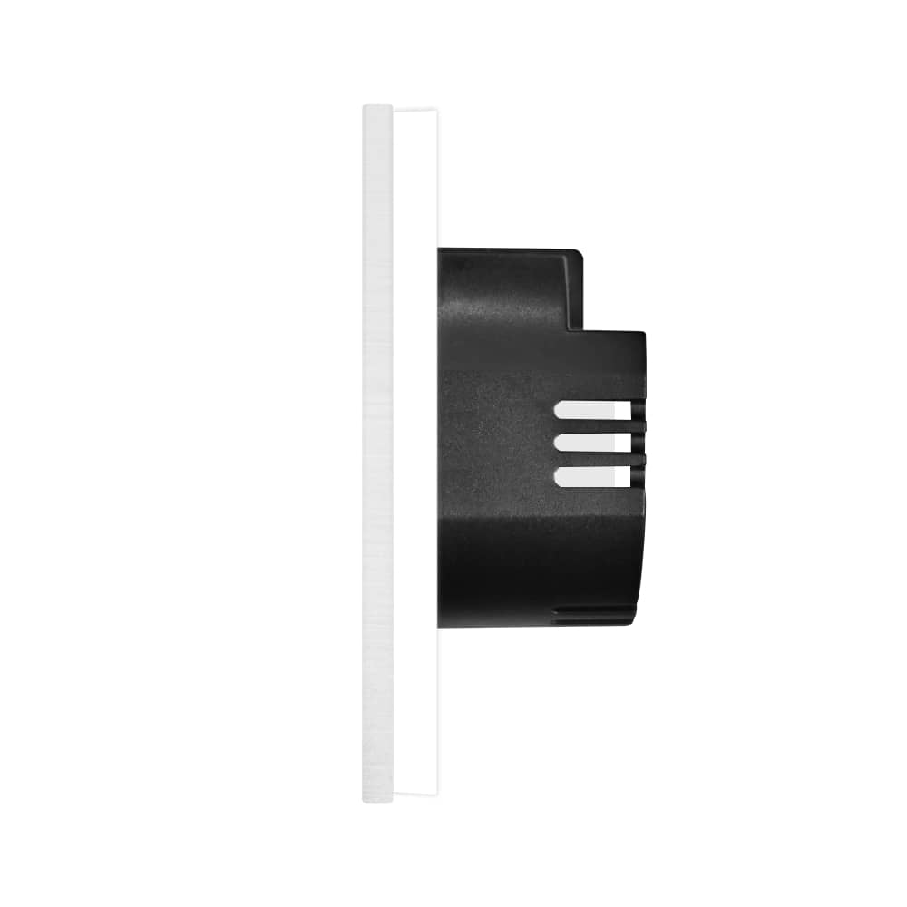 Intrerupator Triplu cu Touch din Sticla si Rama de Aluminiu LUXION, 500W — imaginea 3