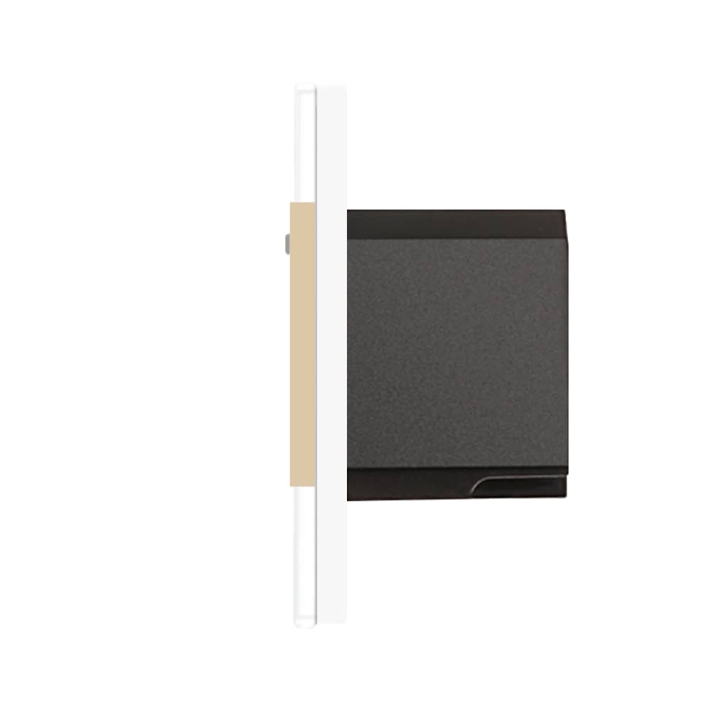 Priza Simpla Wi-Fi cu Monitorizare Consum, cu Rama din Sticla LUXION — imaginea 3