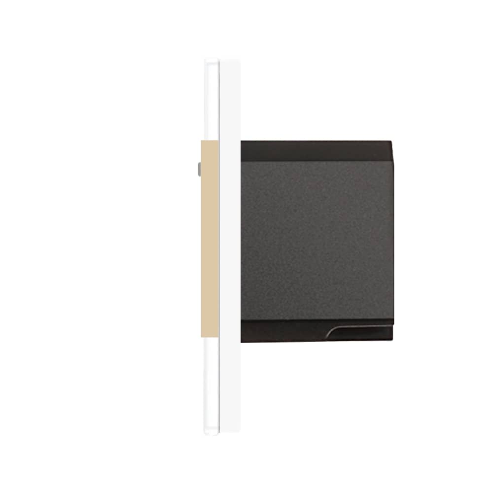 Priza inteligenta pentru perete LUXION Zigbee cu rama din sticla — imaginea 3