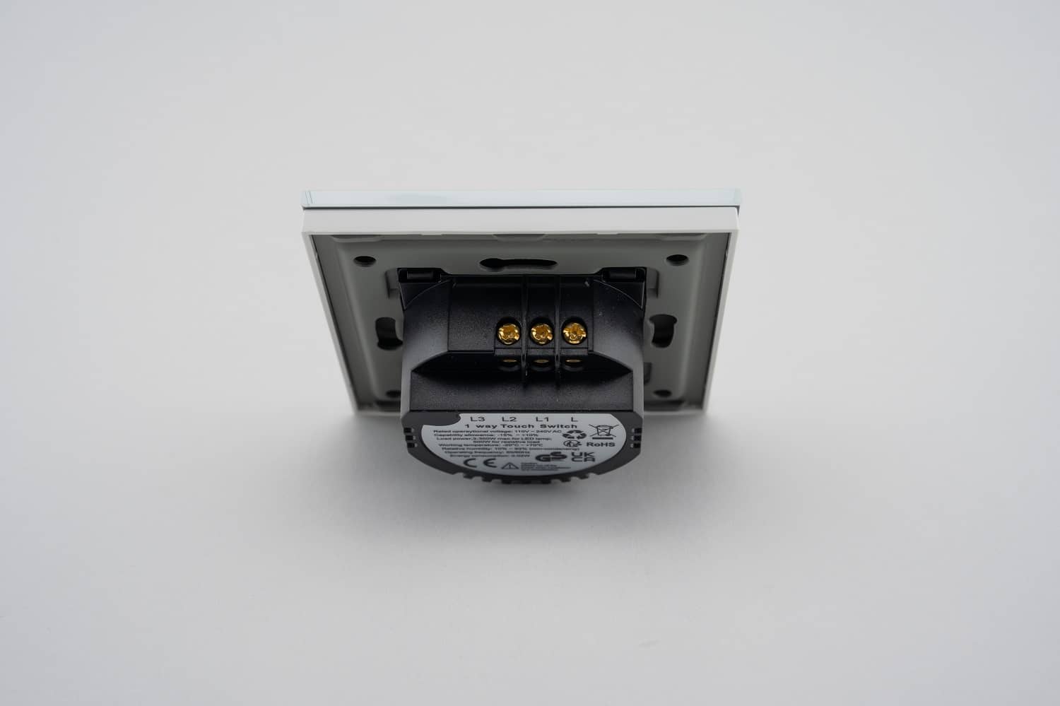 Intrerupator Dublu cu Touch din Sticla LUXION — imaginea 8