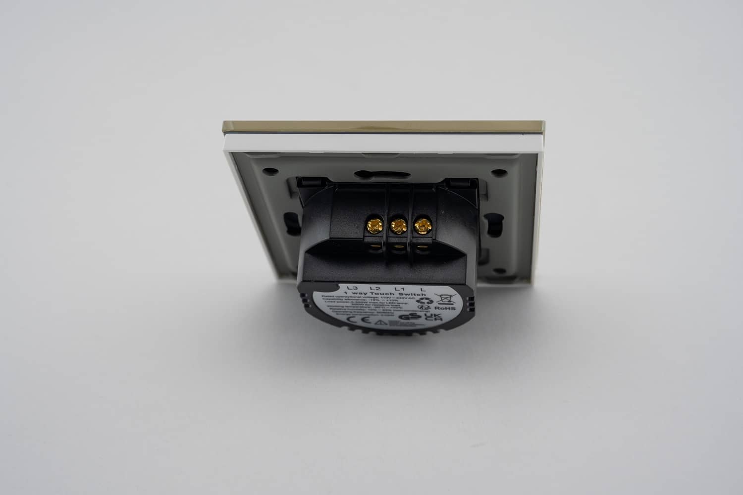 Intrerupator Dublu cu Touch din Sticla LUXION — imaginea 8