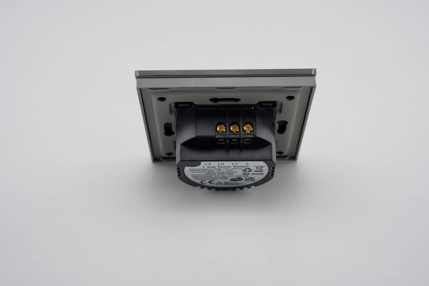 Intrerupator Dublu cu Touch din Sticla LUXION — imaginea 8