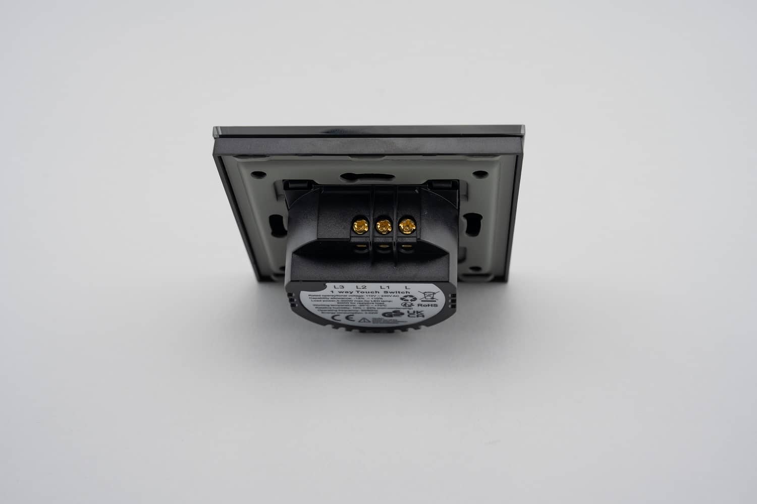 Intrerupator Dublu cu Touch din Sticla LUXION — imaginea 8