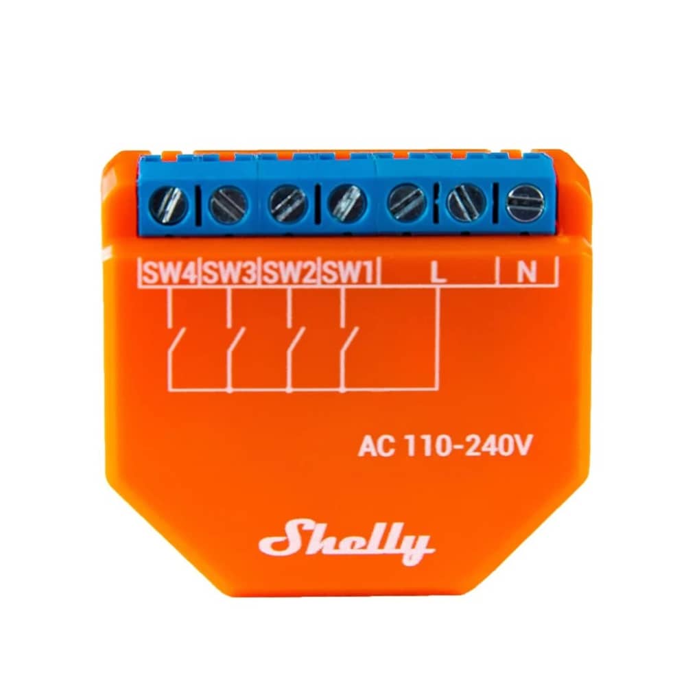 Releu inteligent Shelly Plus I4, Programari, Control aplicatie, 4 Canale — imaginea 1