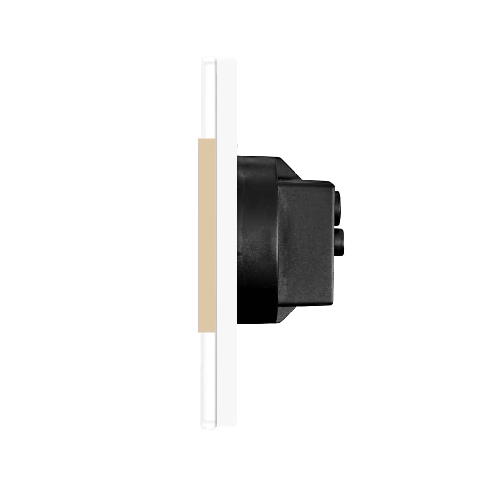 Priza Tripla cu Rama din Sticla LUXION — imaginea 3