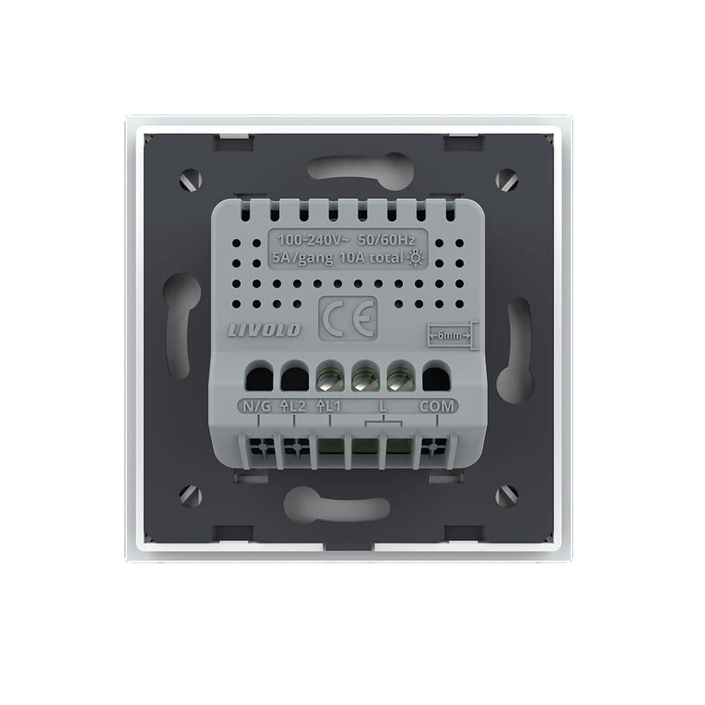 Buton Sonerie cu Touch LIVOLO din Sticla - Serie Noua — imaginea 4