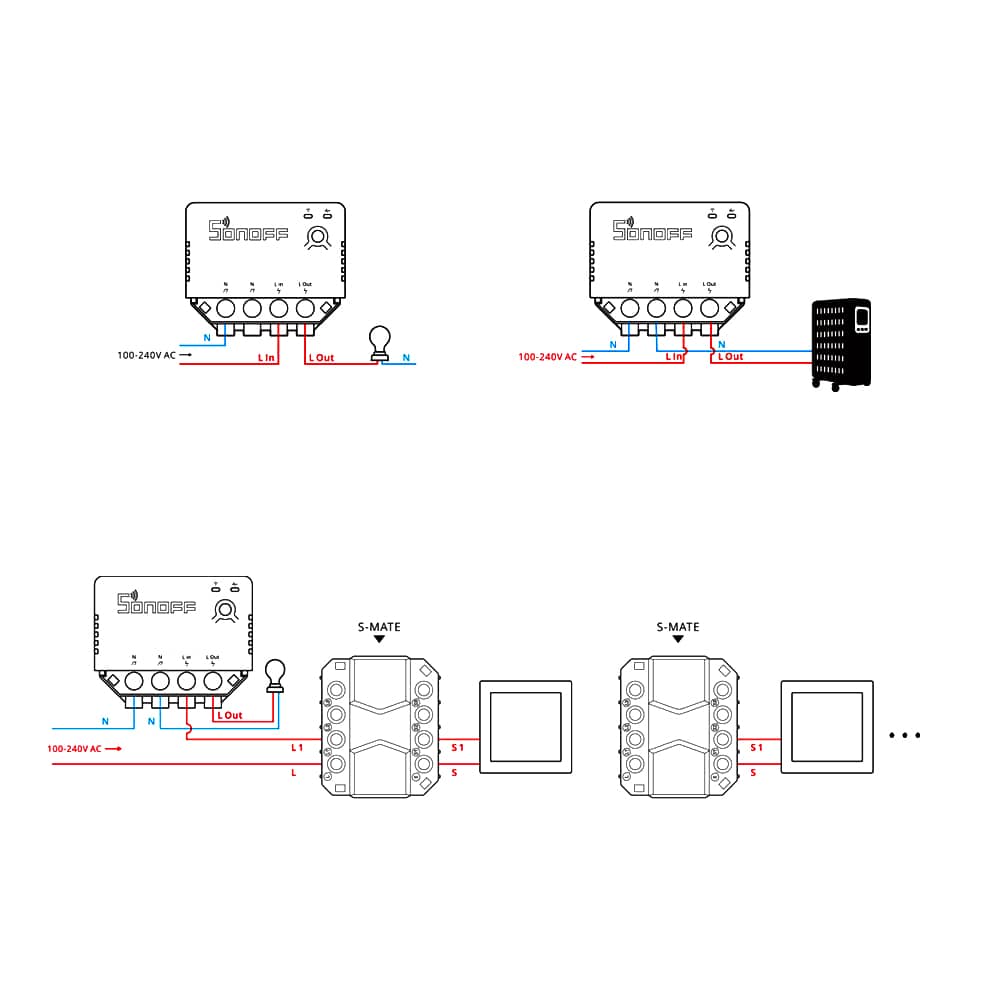Releu inteligent Sonoff Mini R3, Automatizare dispozitive, Control vocal, Functie partajare — imaginea 5