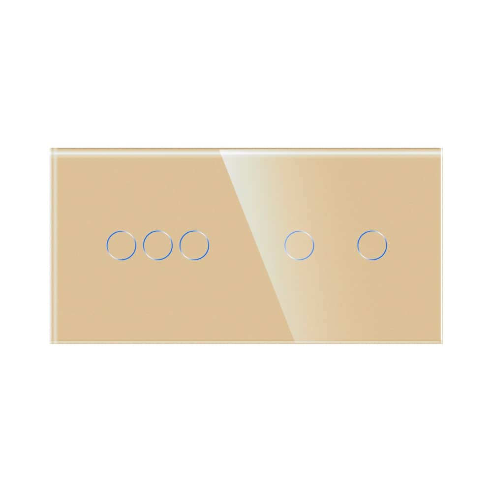 Intrerupator Triplu + Dublu cu Touch din Sticla LUXION — imaginea 2