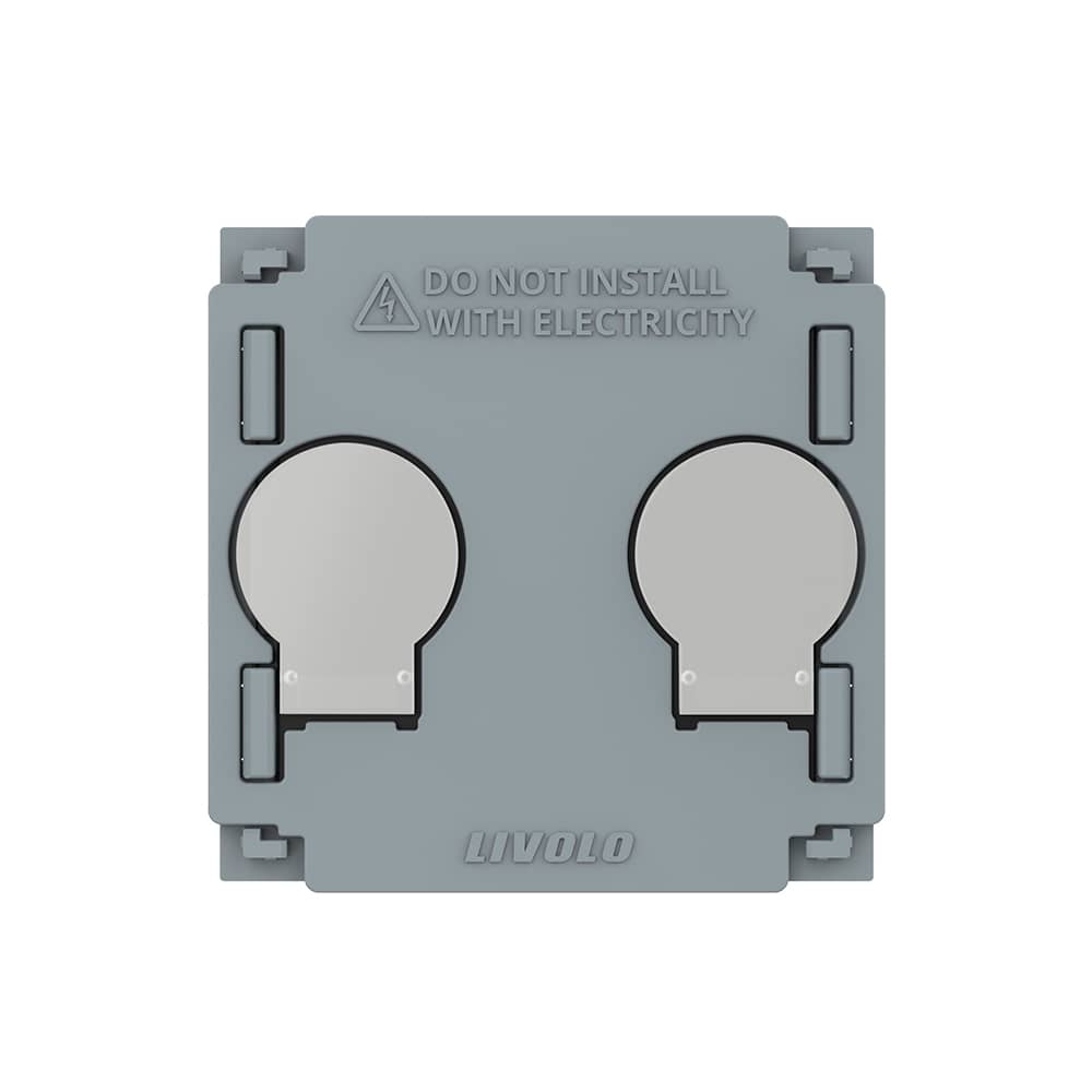 Modul Intrerupator Dublu cu Reset si Contact Uscat LIVOLO - Serie Noua — imaginea 2