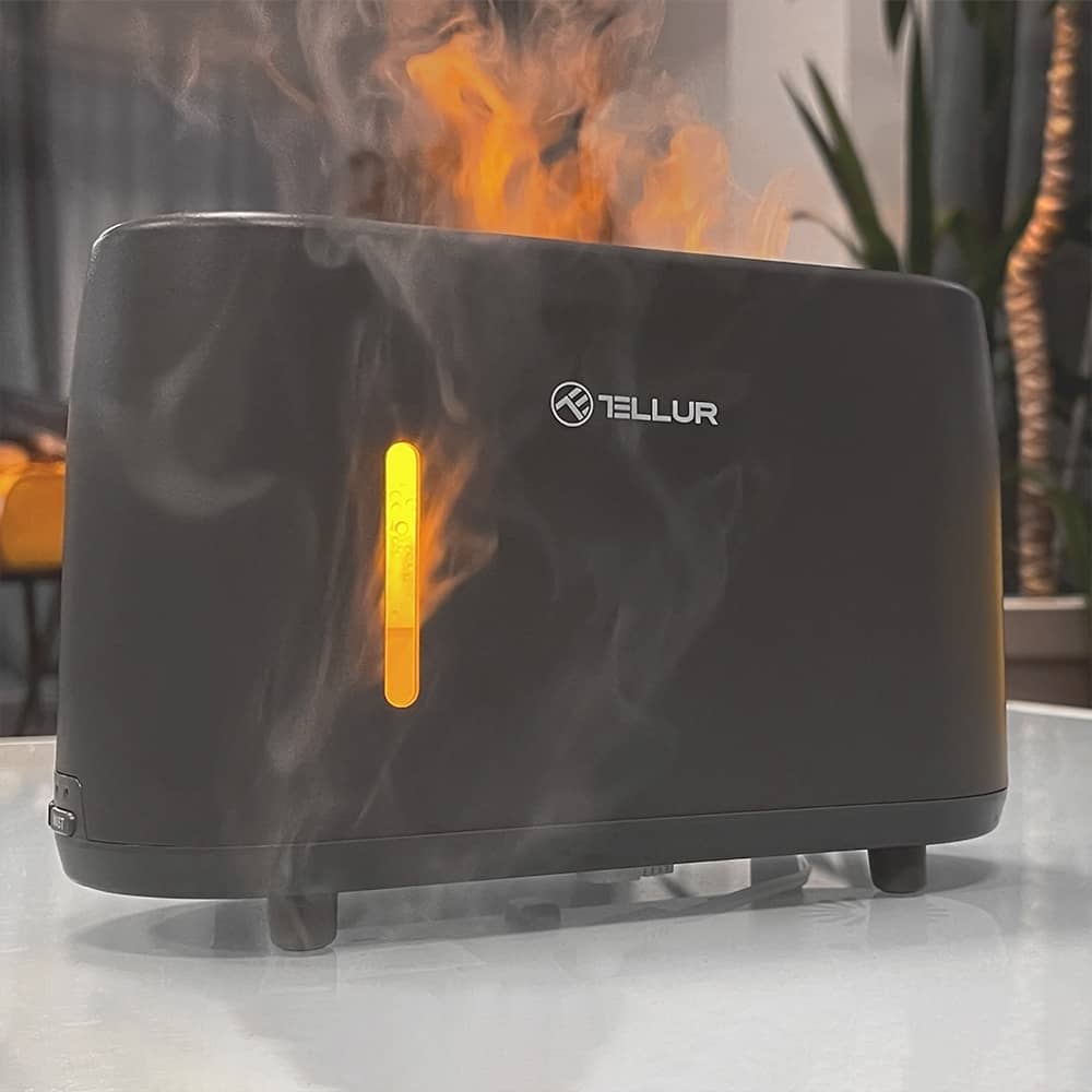 Difuzor aromaterapie cu flacara Tellur, Autonomie 15 ore, Capacitate 240 mL — imaginea 3