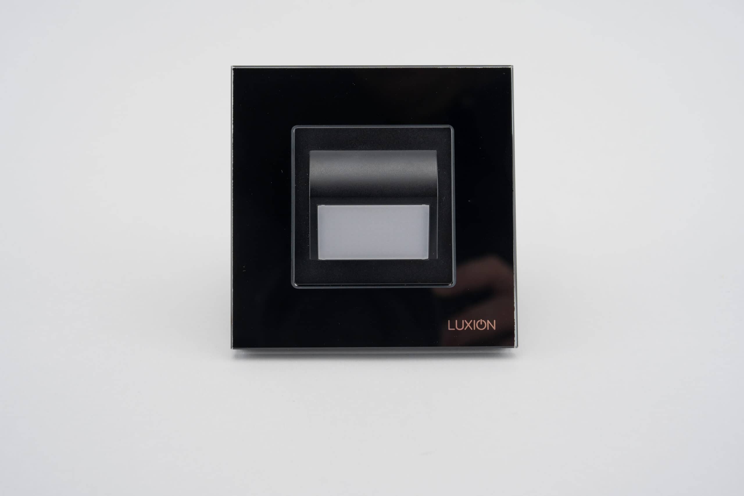 Lampa de Veghe LED cu Lumina Alb - Neutra LUXION cu Rama de Sticla — imaginea 4