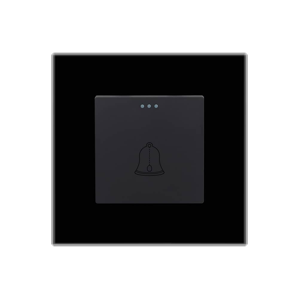 Buton de Sonerie Mecanic LUXION cu Rama din Sticla — imaginea 2