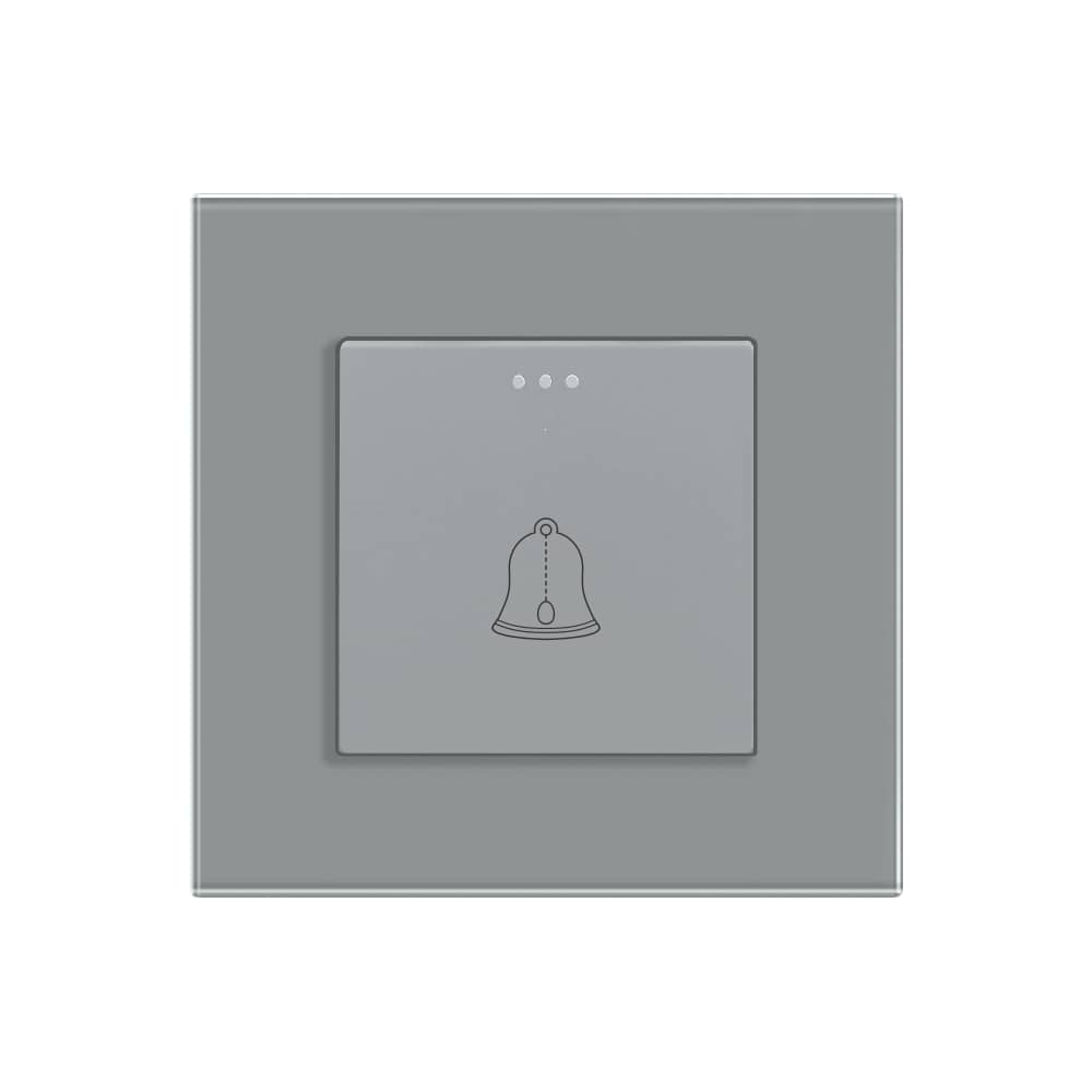 Buton de Sonerie Mecanic LUXION cu Rama din Sticla — imaginea 2