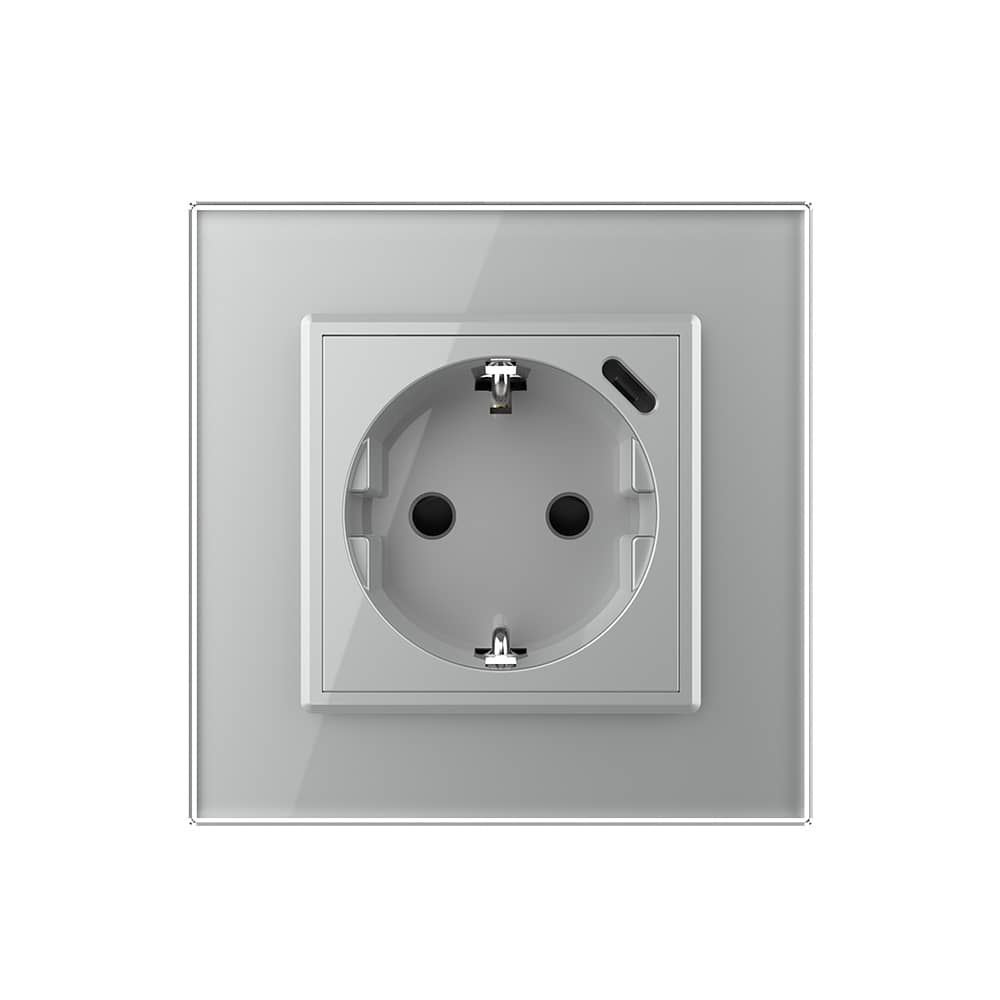 Priza Schuko + USB-C LIVOLO, Standard German - Serie Noua — imaginea 2