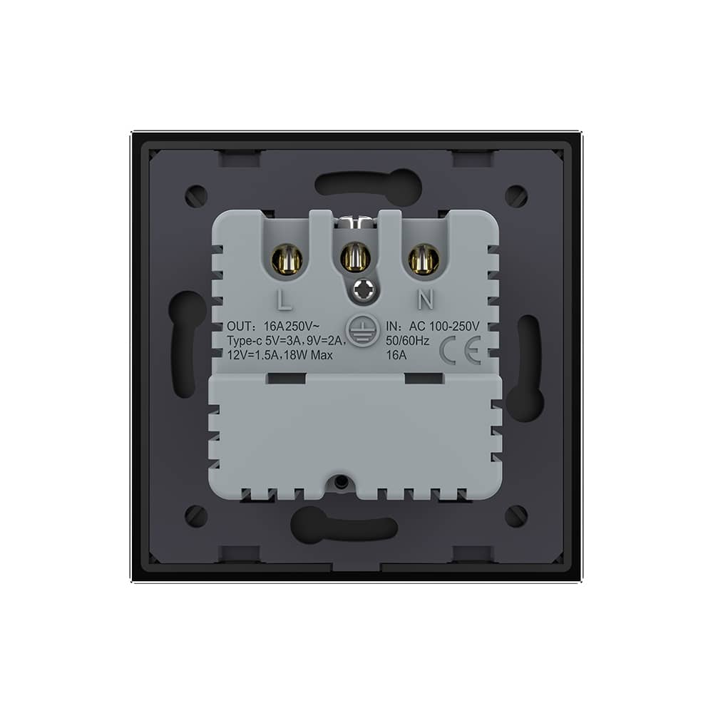 Priza Schuko + USB-C LIVOLO, Standard German - Serie Noua — imaginea 4