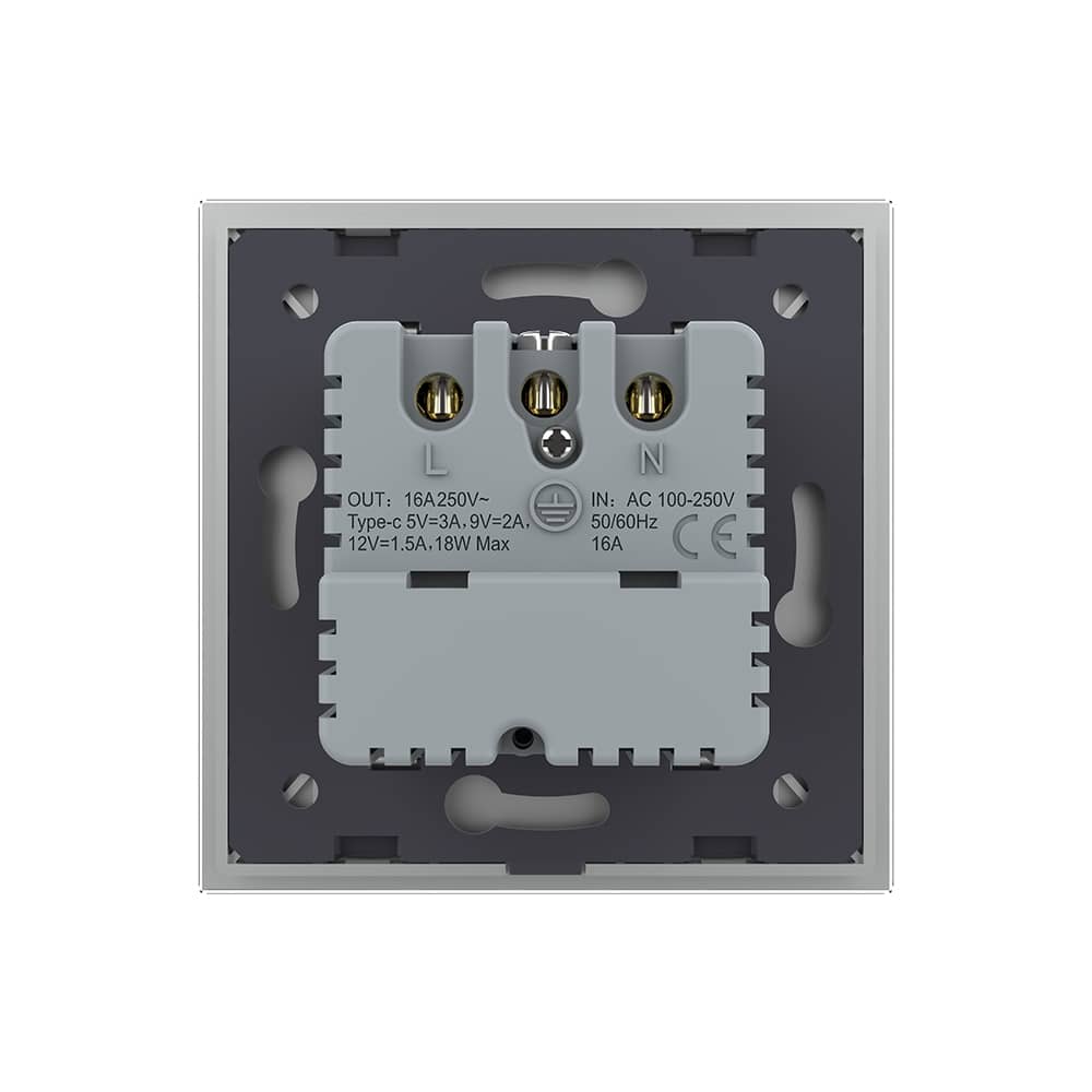 Priza Schuko + USB-C LIVOLO, Standard German - Serie Noua — imaginea 4