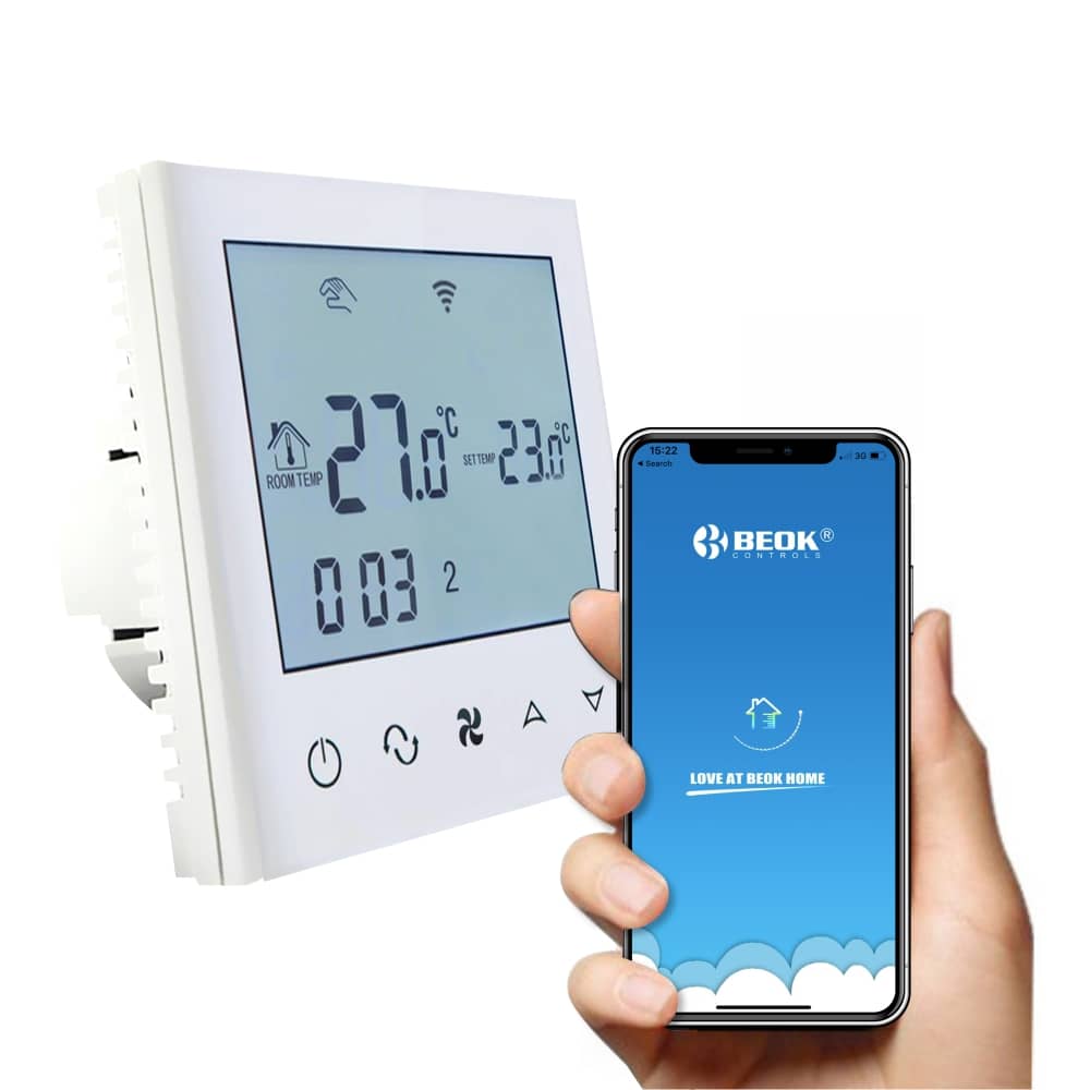Termostat pentru aer conditionat Beok TDS21WIFI-AC4, Programare, Control aplicatie — imaginea 5