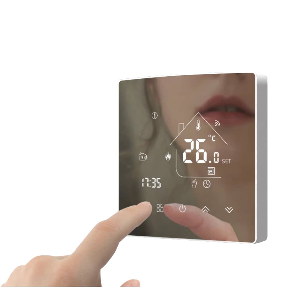 Termostat pentru incalzire termica pe gaz Beok TGR85-WIFI-WPB, Programare, Control aplicatie — imaginea 4